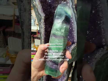 Multicolor Fluorite Generator Point