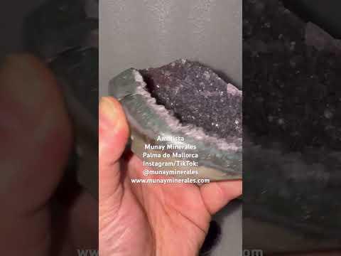 Drusa de amatista Amethyst cluster - Munay Minerales Palma de Mallorca Spain 