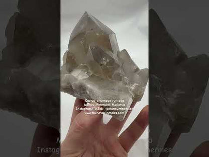 Rutilated quartz group 1.9 kg. Munay Minerals Mallorca