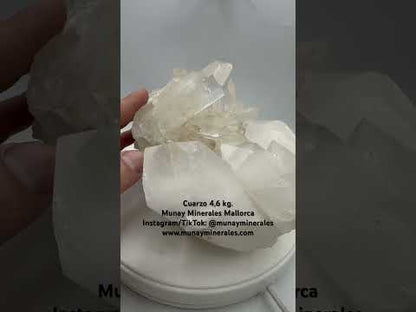 Cuarzo grupo 4,6 kg. Munay Minerales Mallorca