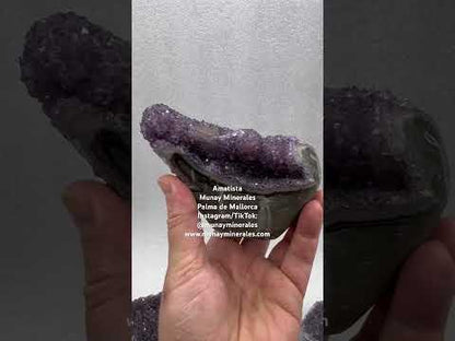 Drusa de amatista Amethyst cluster - Munay Minerales Palma de Mallorca Spain 