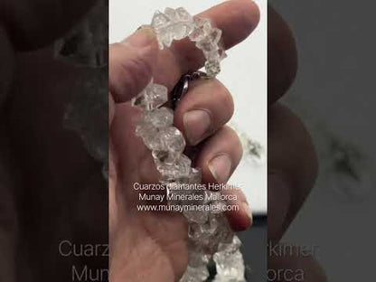 Collar cuarzos diamante Herkimer