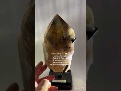 Citrino ahumado mica y turmalina 4,1 kg.