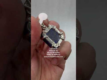 Lapislázuli colgante plata de ley - Munay Minerales Palma de Mallorca Spain 