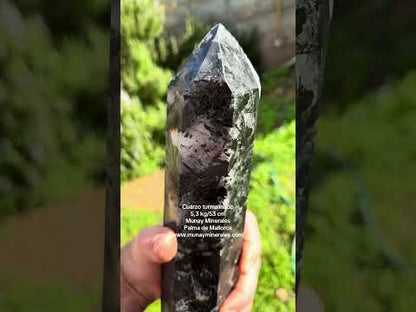 Cuarzo turmalinado 53 cm.