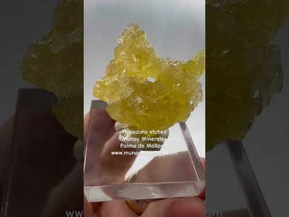 Berilo var. Heliodoro amarillo