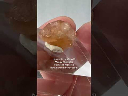 Granate hessonita grosularia de Canadá