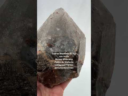 Smoky quartz with rutile 4.1 kg.