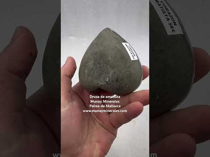 Drusa de amatista corazón