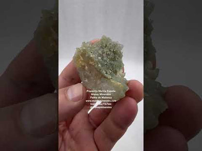 Prasiolita cuarzo verde natural de Murcia España