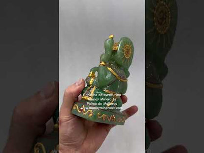 Dios Ganesha Ganapati Ganesh de aventurina