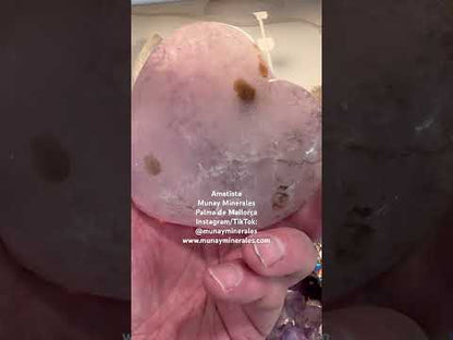 Drusa de amatista corazón Heart Amethyst
