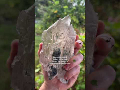 Cuarzo Himalaya con elbaita