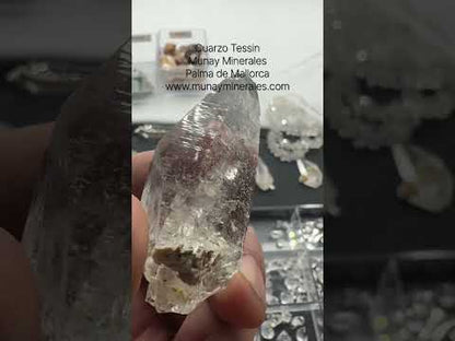 Cuarzo hábito Tessin Munay Minerales Mallorca