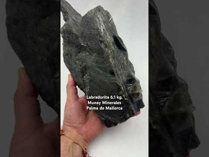 Semi-polished labradorite 6.1 kg. Munay Minerales Mallorca