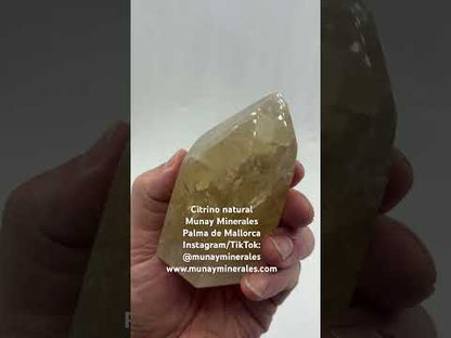 Citrino natural pulido - Munay Minerales Mallorca