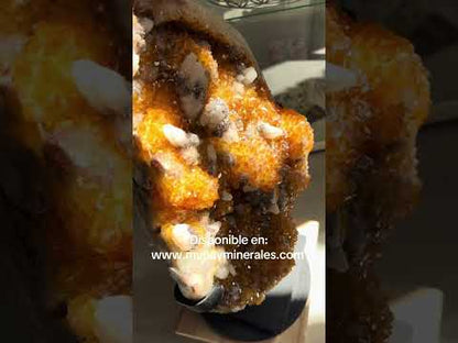 Drusa de citrino 14,5 kg.