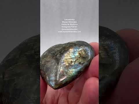 Labradorita corazón - Munay Minerales Palma de Mallorca Spain 