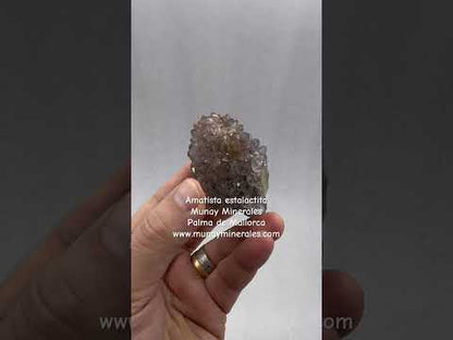 Drusa de amatista estalactita Flores del Alma Ojos del Espíritu