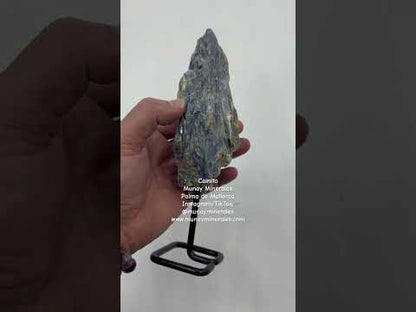 Cianita en base metálica 1 kg. Munay Minerales Mallorca