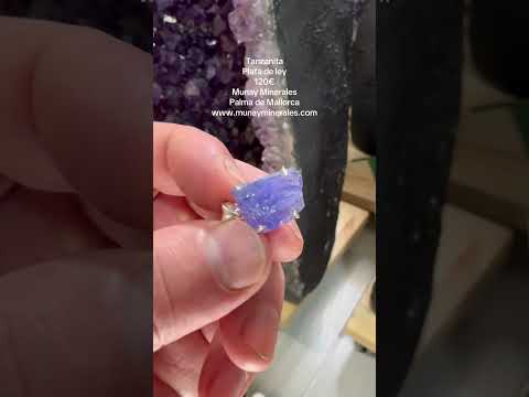 Tanzanita colgante plata de ley Tanzanite - Munay Minerales Palma de Mallorca Spain 