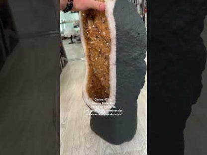 Geoda de citrino 47,2 kg. Munay Minerales mallorca