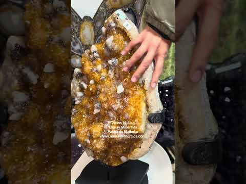 Drusa de citrino 14,5 kg. - Munay Minerales Palma de Mallorca Spain 