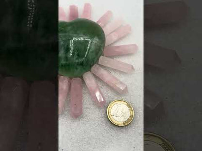 Cuarzo rosa puntas precio por unidad