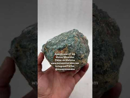 Apatita azul 2,7 kg. Munay Minerales