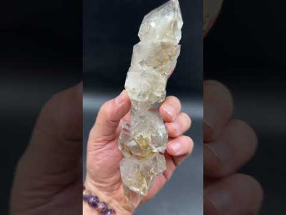 Cuarzo diamante Herkimer macla