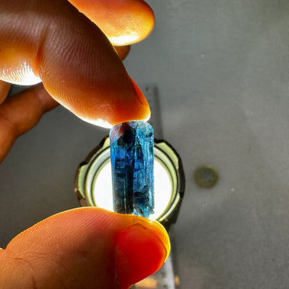 Turmalina azul indicolita indigolita - MUNAY MINERALES MALLORCA